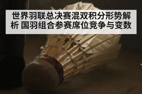 世界羽联总决赛混双积分形势解析 国羽组合参赛席位竞争与变数 - j9.com